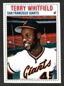 1979 azafata #10 Terry Whitfield San Francisco Giants (líneas completas) ex-mt+ B - Imagen 1 de 2