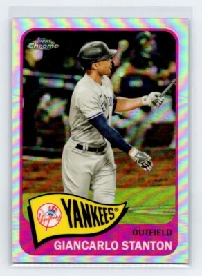 Giancarlo Stanton 2021 Topps Series 2 #TH65-34 1965 Topps Redux Chrome - Image 1 of 2