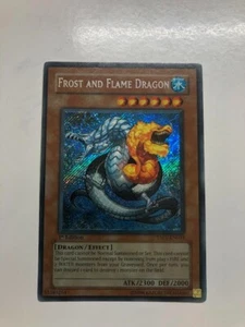 USA Seller Yugioh Frost and Flame Dragon TAEV-EN033 1st Ed Secret Rare VLP/NM - Picture 1 of 10