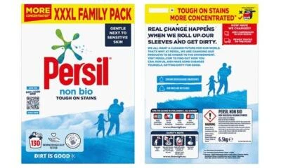 Persil Non-Bio Washing Powder Sensitive Skin Laundry Gentle Detergent 130 Washes