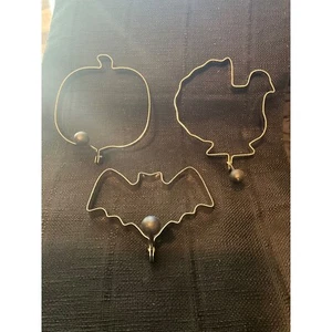 3er Set Urlaub Ausstechformen - Kürbis Truthahn Fledermaus Formen - Edelstahl Wi - Bild 1 von 7