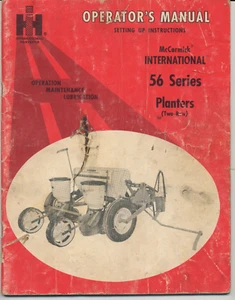 1965 -International Harvester- 56 Planters Tractor Operators Service Manual - Picture 1 of 1