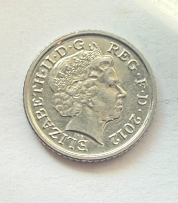 Great Britain 2012 5 Pence, Queen Elizabeth II - Image 1 of 2