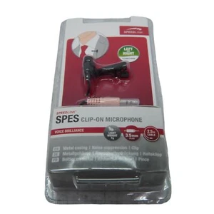 Speedlink Spes Mini Clip-On Microphone 3,5mmm Jack PC Laptop BRAND NEW SEALED - Picture 1 of 5