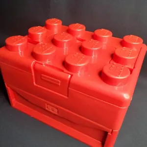 Lego Elements 2011 Valigetta Porta Mattoni Rosso con Cassetto e Maniglia Ritirata - Foto 1 di 10