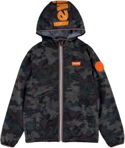 Levi's Big Kids Boys Athletic Camouflage Windbreaker Zip Jacket Sz M / 10-12 Yrs - Picture 1 of 8