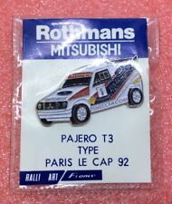 B10 Pins ROTHMANS MITSUBISHI PAJERO T3 TYPE PARIS LE CAP 92 Rallye Dakar Lapel