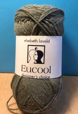 Elsebeth Lavold EUCOOL DESIGNER’S Lana/Eucalipto HILO VERDE SALVIA 50g/120yd Foto 1 de 3
