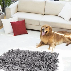 Large Entry Den Livingroom or Bedroom Shag Rug Carpet Mat – Gray - 18x32in - Picture 1 of 7