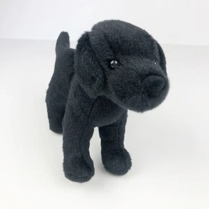 Douglas Black Lab Dog Cuddle Toys Mini Plush Puppy Stuffed Animal 9” #802T - Picture 1 of 11