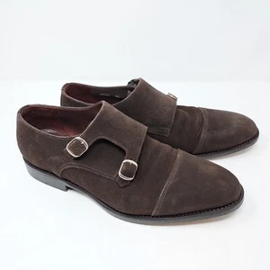 Prime Shoes Premium Doppel-Monkstrap Suede Testa di Moro/Dunkelbraun EU 44 UK9,5 - Bild 1 von 15