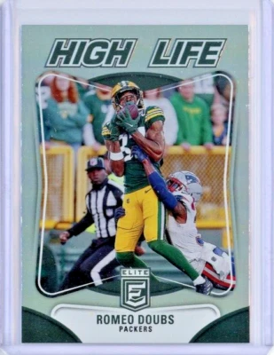 2023 Donruss Elite High Life #HL-13 Romeo Doubs - Green Bay Packers - MINT - Image 1 of 2