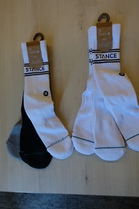Lot of 2 $40 NWT Stance 3 pack Casual Crew Socks Sz Large L - Picture 1 of 7