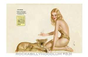 Poster Pinup Girl 11x17 Alberto Vargas Varga Art Novembre 1942 Biondo Nuovo - Foto 1 di 1