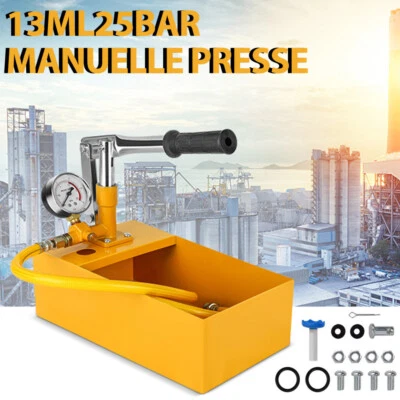 25bar Befüllpumpe Handpumpe Prüfpumpe Testpumpe Heizung Abdrückpumpe Wasserpumpe - Bild 1 von 4