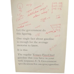 Vintage 1935 Texaco Fire-Chief Government Ad Advertisement - Picture 1 of 3