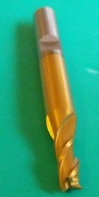 GLOSTER 4mm HSSCO8 TiN coated 3 flute end mill slot drill