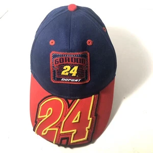 Vintage 2004 Jeff Gordon Racing Hat 24 Dupont Chase Authentics Hook/Loop Cap - Picture 1 of 7