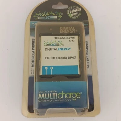 Motorola BP6X Droid 2 Milestone Digital Energy Vintage Charger And Battery - Image 1 of 4