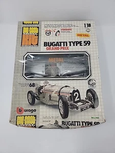 Burago Die Cast Metal Kit 1/18 Scale Bugatti Type 59 Read - Picture 1 of 6