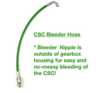 LS1 LS6 LSX T56 Remote Clutch Slave Cylinder SS Bleeder hose kit - image 1 of 4