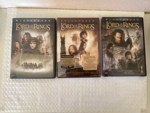Lord of the Rings: Fellowship of the Ring, Two Towers, Return of the King - EUC - Picture 1 of 5