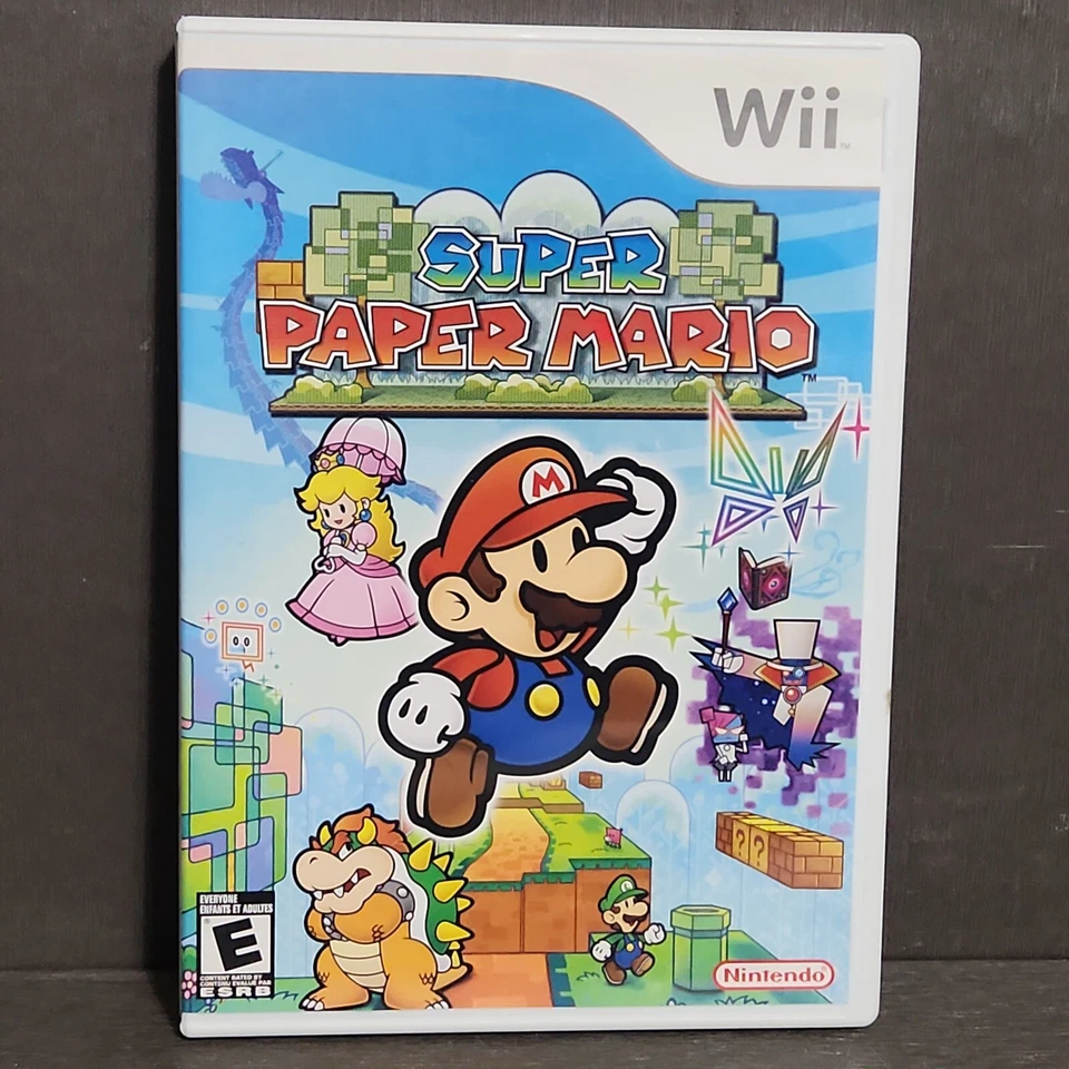 Super Paper Mario Nintendo Wii Complete Refurbished - Image 1 of 4