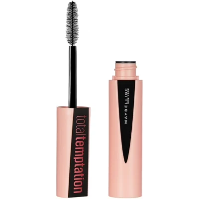 2 PACK  Maybelline Total Temptation WASHABLE Mascara 601 Blackest Black- New - Image 1 of 4