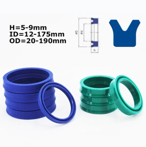 UN/UHS Nutring Nutringdichtung Stangendichtung Kolbendichtung PU Höhe 5mm-9mm - Picture 1 of 5