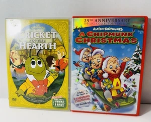 A Chipmunk Christmas & Cricket on the Hearth DVD Lot - Picture 1 of 2