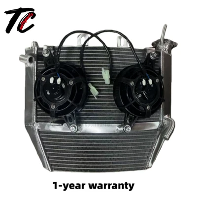 Radiador doblado de gran tamaño de aluminio personalizado para KTM 390 Duke 2015-2017 2016 con ventilador Foto 1 de 4