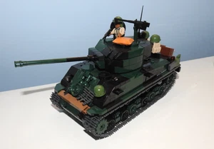 Cobi Sherman M4A2E8(76)W Easy Eight Tank - Late World War 2 MOC - - Picture 1 of 7