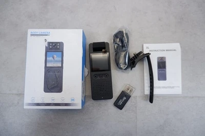 Bextgoo Body Camera, Body Cam with 64GB TF Card, Color Night Vision, 16MP Photo - Image 1 of 4