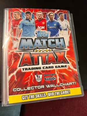 2012-13 Topps Match Attax Premier League Trading Card Binder with 325 Cards - Image 1 of 4