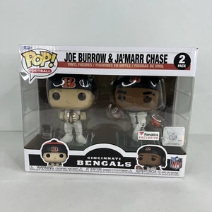 Funko POP! Cincinnati Bengals Joe Burrow & Jamarr Chase 2 Pack Fanatics - Bild 1 von 12