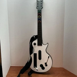 Nintendo Wii Guitar Hero Controller Gibson Les Paul RedOctane 95125.805 w Strap - Picture 1 of 5