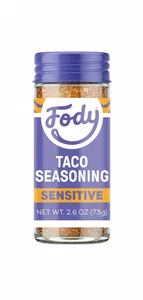 Fody Taco Seasoning 2.6Oz Garlic & Onion Free Low FODMAP IBS Friendly - Picture 1 of 5