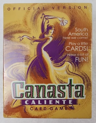 Canasta Caliente Card Game Official Version Parker Brothers 2001 - Resealed! - Image 1 of 4