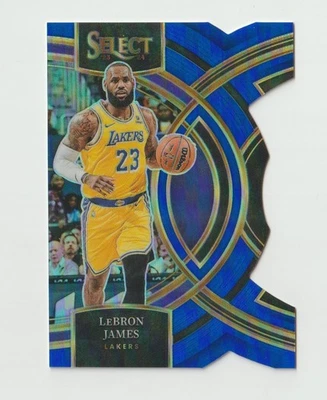 2023-24 Panini Select LeBron James Premier #135 Blue #d/249 Die Cut Lakers F - Image 1 of 2