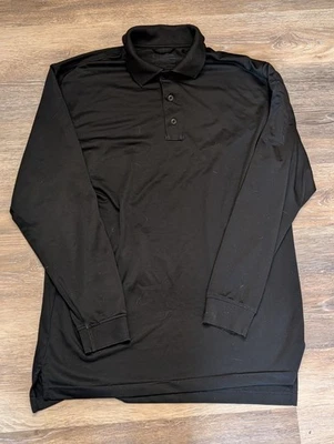 Camisa Polo Tru-Spec Performance - Táctica - Manga Larga Grande Negra  Foto 1 de 4
