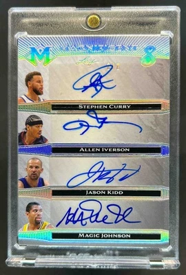 Hoja Magnificence Curry Iverson Kidd Magic Parker Payton Lillard 2023 automático #2/2 Foto 1 de 2