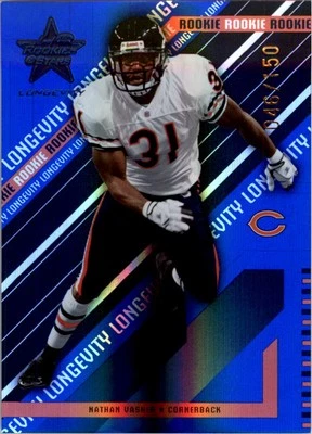 2004 Rookies and Stars Longevity Sapphire #115 Nathan Vasher /150 FB - Image 1 of 2