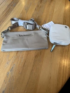 Lululemon Dual-Pouch Sling Sheer Oak/Light Ivory/Lava Cake (C6) NWT - Picture 1 of 18