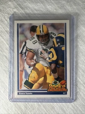 1991 Upper Deck - Esera Tuaolo #635 1992 Hologram (RC) - Image 1 of 2