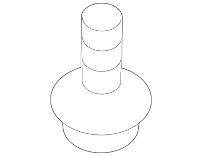 Perno protector contra salpicaduras original Jaguar C2P11837 Foto 1 de 2