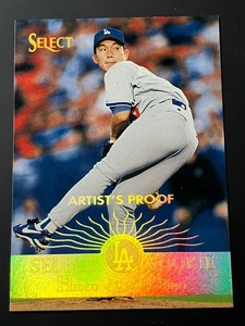 1995 Pinnacle HIDEO NOMO Rookie Card Artist's Proof RC SP Dodgers - Picture 1 of 2