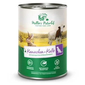 Müller’s Naturhof - Kaninchen & Kalb - 6 x 400 g - Bild 1 von 2