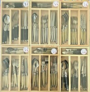 Laguiole Jean Dubost Flatware Set of 16-Piece Stainless Steel -Thiers France