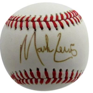 Mark Lewis Indians Autographed/Signed Baseball Seller 126148 Not Authenticated - Imagen 1 de 1