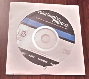 Corel Paint Shop Pro Photo X2 - Windows W/ Serial Number Disc Only UNOPENED NEW - Picture 1 of 4